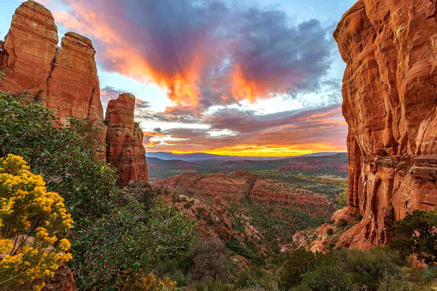 cathedral rock sunset