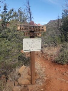 hangover trail sign sedona