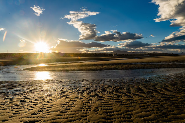 muted starburst beach