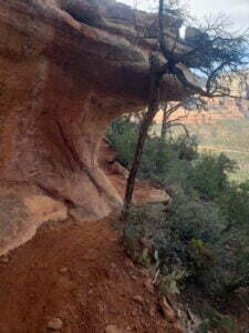 overhang on hangover trail