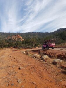 pink jeep hangover trail