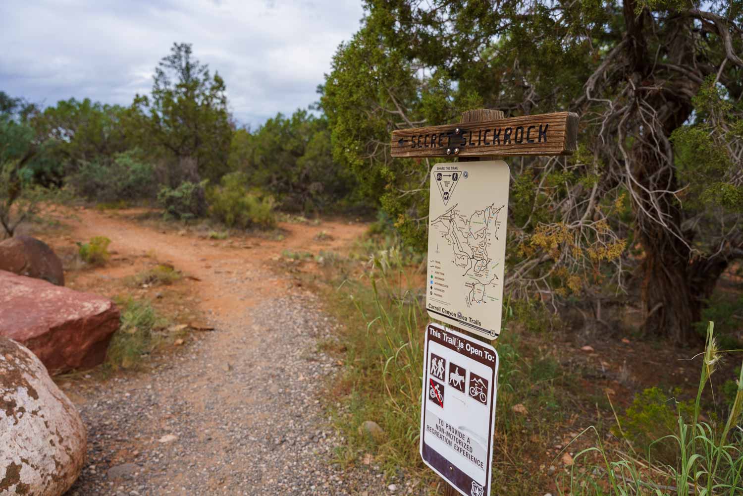 slick rock trailhead