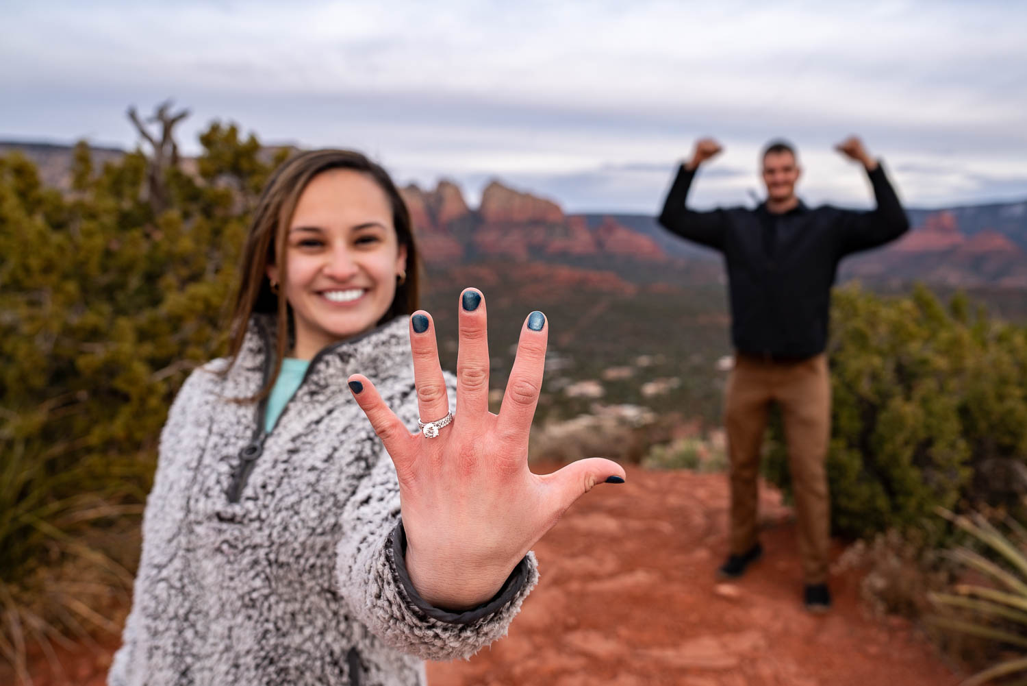 sedona-sugarloaf-surprise-proposal-Jan0624-3 Link to my favorite locations in Sedona for photography sessions. Sunset at Cathedral Rock.
